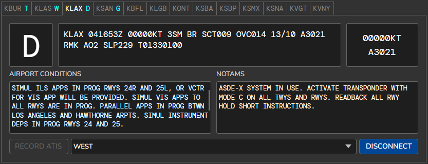 ATIS Stations